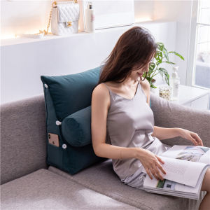 Triangle Pillow Sofa Neck Pillow Nursing Waist Support Pillow Bedside Cushion Bed Large Backrest Cushion Office Artifact