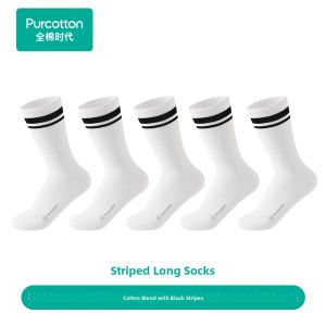 Purcotton | Moisture Absorbent Odor Resistant Socks 5 Pairs
