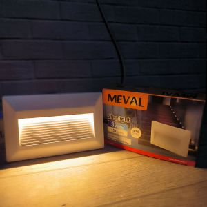 MEVAL LAMPU TANGGA 3W 3 WATT CAHAYA KUNING WARM WHITE 3000K STEP LIGHT SNI BERGARANSI 1 TAHUN