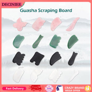 100% Natural Jade Massage Guasha Stones Board for Face Acupoint Scraping Jade Facial Massage Tools Health Care Facial Massager