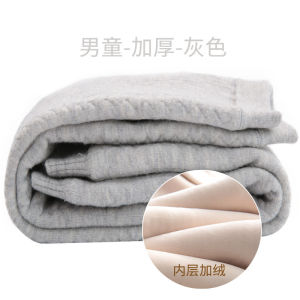 Thickened Fleece Childrens Wool Pants High Waist Long Trousers for Boys And Girls Winter Warm Underwear Cotton Pants Polar Fleece