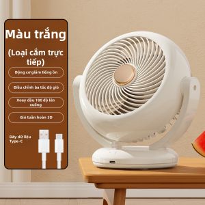 Quạt Di Động Eurobird Y2025 Mini Dùng Cho Bàn Làm Việc Phòng Ngủ Văn Phòng Quạt USB Siêu Bền Quạt Làm Mát Không Khí