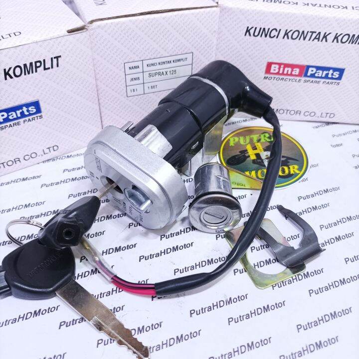 Kunci Kontak Key Set Kunci Jok Honda Supra X Bina Parts Lazada