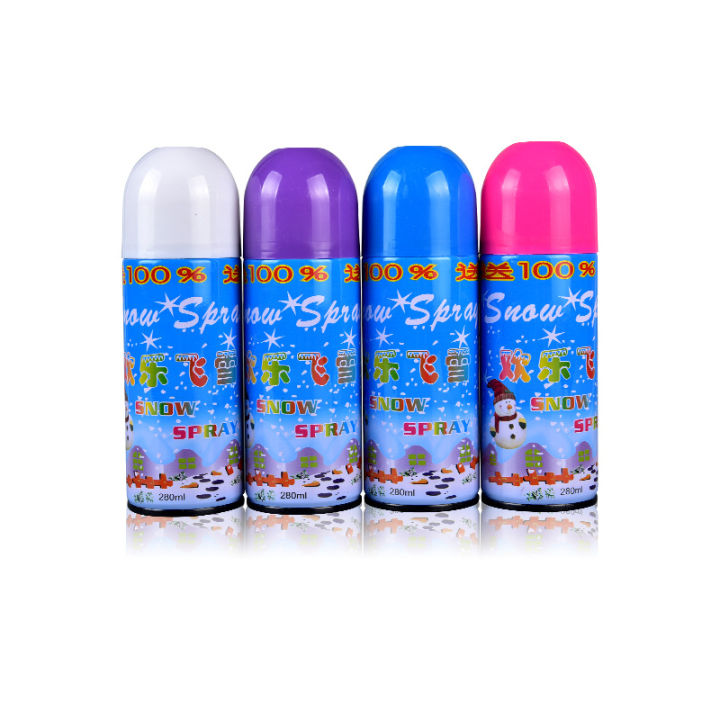 Simulation White Flying Snow Spray Foam Snowflake Snow Spray Can ...