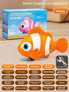 KAKABEIER | Electric Self-obstacle Avoiding Clowfish Swing Crawling Guidance Toy