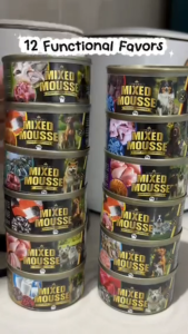 Supremacy Mixed Mousse Young Pigeon with Mutton 85g Premium Wet Food Topper for Cats & Dogs Low Sodium 0.3% Daily Nutrition Formula Made Supports Hydration Appetite Boost Digestive Comfort Omega Rich Skin & Coat Health Healthy Energy Irresistible Taste