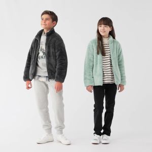 [Auth Uniqlo] Áo Khoác Lông Cừu 2 Mặt Trẻ Em Uniqlo - Nhật Bản