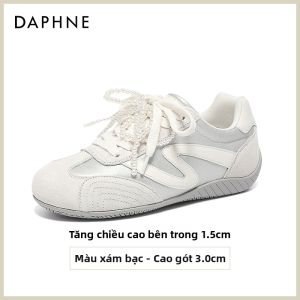 Daphne | Giày Đào Tạo Đế Dày Tăng Chiều Cao Trang Trí Hạt Ngọc Trai Mềm