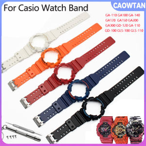 Applicable Casio G-SHOCK Case and Strap GA-110 GA100 GA-140 GA120 GA150 GA300 GD-120 GA-110 GD-100 GLS-100 GLS-110 GLS-120 Silicone Set Attached tool