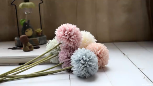 Romantic Wedding Dandelion Plastic Flowers: DIY Simulated Decor for Dreamy Home & Event Accents