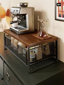 WUBUWEI | Desktop Pull-out Coffee Machine & Tea Cup Storage Rack