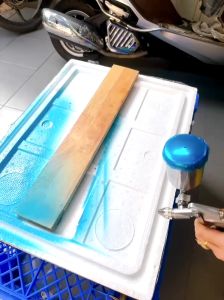 SÚNG PHUN SƠN Mini K3 ĐỎ DÙNG MÁY NÉN KHÍ