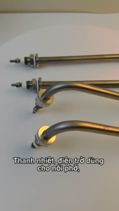 Thanh nhiệt nồi nầu phở nấu hủ tiếu tủ cơm nồi tráng bánh tủ hấp bánh bằng inox 304 công suất 1kw đến 4kw hình chữ U hàng chất lương giá tốt