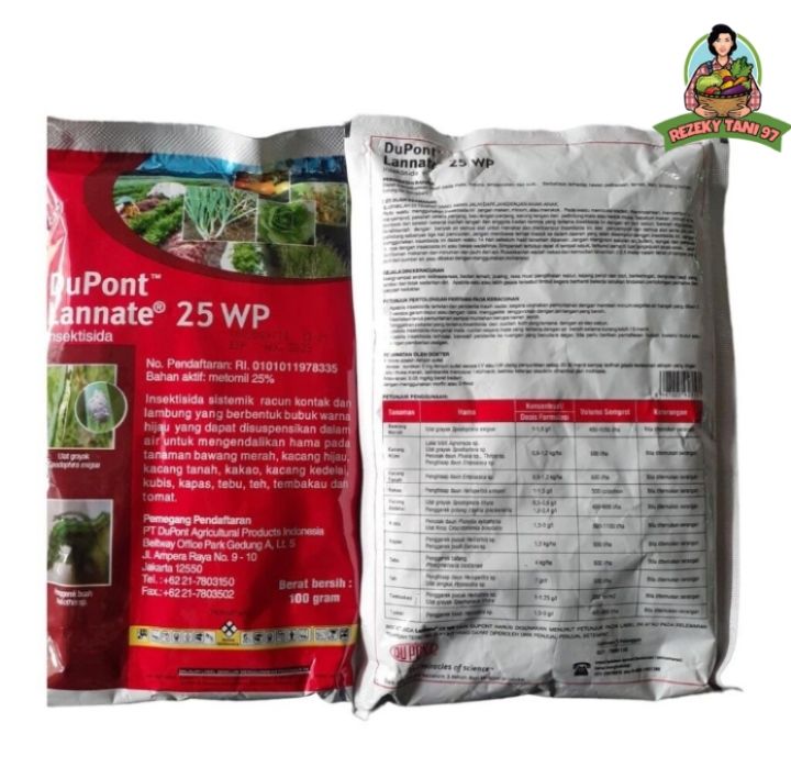 Insektisida Dupont Lanate 25 WP 100 Gram 100% Original