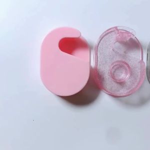 Portable Mini Lash Tape Dispenser Transparent Plastic Eyelash Extension Tape Cutter Small Handheld Tape Cutting Beauty Tools