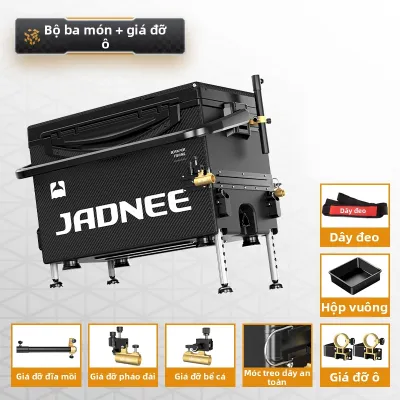 jiadiaoni | Bộ hộp đựng đồ câu jiadiaoni đa năng 29L siêu nhẹ thiết kế thanh ray