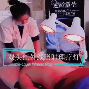 Lampu Infrared Terapi Berdiri Far Infrared Therapy Heat Lamp Beauty Salon Heating Lamp Body Muscle Pain Relief Treatment Lamp