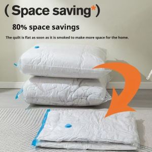 Storage Bags with Large Capacity and Durable Vacuum Seal Space Saver Bags Vacuum Storage Bags for Clothing Pillows