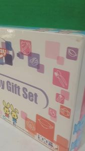 LB-1419 Feeding Set Gift 6pcs Perlengkapan Makan Bayi BIRU