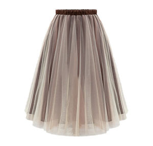 Mesh Bubble Skirt 2022summer Women Fashion Skirt Ladies Tutu Skirts