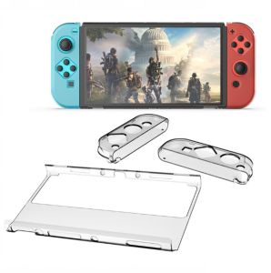 DOBE TNS-1133B Protective Case Transparent Crystal OLED PC Material
