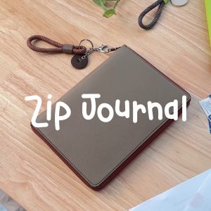 HILMYNA Twelve LIMITED Zip Journal A5 - Refillable สมุดปกหนังซิปรอบ พร้อมกระดาษรีฟิลล์ ขนาด A5