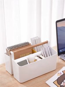 O-KAY Portable Storage Organizer Or Jewelry Holder with Wood Handle
