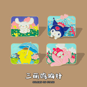 เข็มกลัดรูปสุนัข หมูพุดดิ้ง ลายการ์ตูน คุณภาพสูง โลหะผสม ทองแดง ทองแดงเคลือบเงิน เครื่องประดับแฟชั่นสำหรับผู้หญิง