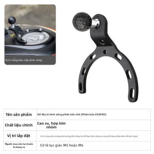 MWUPP | Tay Đỡ Điện Thoại Điều Chỉnh Được Cho Mô Tô Giá Đỡ Radio Cốc