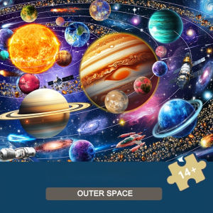 500/1000/1200/2000PCS Jigsaw Puzzle Beautiful Galaxy And Stars Scene For Adults Perfect For Quiet Evening Activity