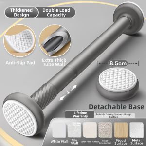 WEILAISHI | No-Drill Foldable Telescopic Clothes Drying Rod