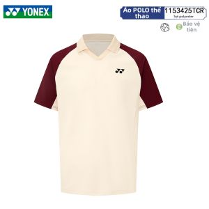 Yonex | Áo Polo Tennis Nam Thoáng Khí Đơn Sắc