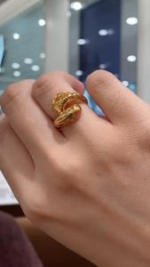 HABIB Oro Italia 916 Yellow Gold Ring GR50440623 (22K Gold)