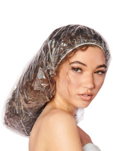 Extra Large Thickened Waterproof Disposable Bath Cap Hair Dyeing Shower Oil Treatment Anti-Oil Hair Care One-Time Use Bath Hat