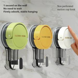 1/3pcs Suction Cup Hooks No Punching Wall Hooks for Bathroom Kitchen Bedroom Reusable Towel Clothes Hanger Hook Home Organizer