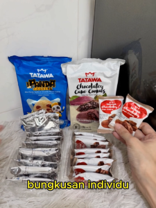 TATAWA New Product Tasting Combo Chocolatey Cake Cookies & Mini Panda Vanilla & Chocolate Flavour Cookies