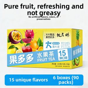 LIANGQINBAODOU | Fruit & Flower Combination Tea Bags Freeze-Dried Fruits