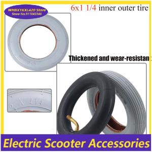 6 Inch 6x1 1/4 Inner Tube Outer suitable for Wheelchair Pneumatic Gas Mini Electric Scooter Accessory 6*1 1/4 Inflation Tire
