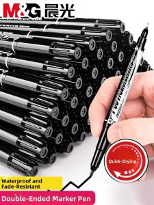 M&G | Waterproof Oil-Resistant Quick-Dry Dual-Tip Marker Art Supplies