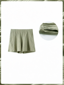 me home wear | Summer Comfort Striped Cotton Sleep Shorts