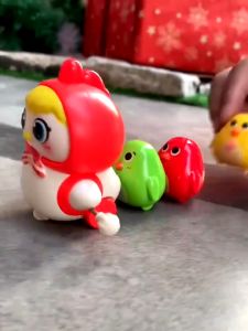 Đồ chơi vặn cót gà nối đuôi nhau siêu vui nhộn cho bé đồ chơi đàn gà từ tính nối đuôi xoay 360 độ