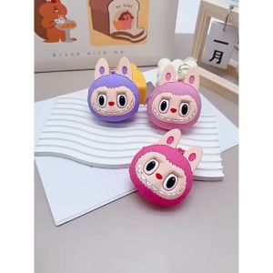 (READY STOCK)Keychain Labubu Storage Toy Fashion Cartoon Trendy Schoolbag Pendant Doll卡通拉布布钥匙扣可爱包包挂件 rantai kunci labubu
