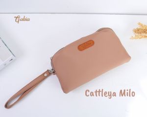 CATTLEYA POUCH Wanita terbaru bahan chocoly waterproof by GABIA