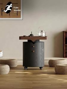 Antique Style Portable Tea Table for Living Room and Balcony
