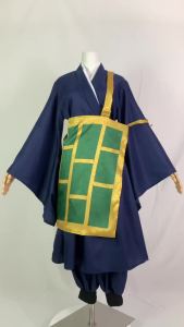 Geto Suguru Cosplay Costume Black Blue Kimono School Uniform Anime Clothe Halloween Costumes For Women Man