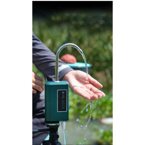 HUIESON เครื่องจ่ายน้ำตกปลาอัจฉริยะกันน้ำเครื่องเพิ่มออกซิเจนอัตโนมัติที่ใช้งานได้สาระพัดประโยชน์ปั๊มน้ำล้างมือที่สูบปั๊มน้ำ