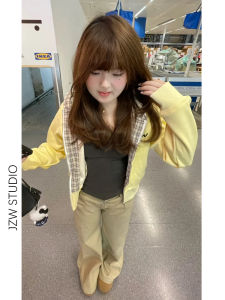 American Khaki Loose Lazy Flared Jeans Womens Loose Slimming Version Super Beautiful Small Size Floor-Length Horse Hoof Pants