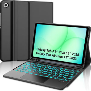Keyboard Case for Samsung Galaxy Tab A9 Plus 11 InchFor Samsung Galaxy Tab A11 Plus 11 lnch Tablet Case Bluetooth Keyboard