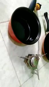 Panci Set 2 In 1 Fry Pan & Panci Susu Omicko Ukuran 20 & 16 cm