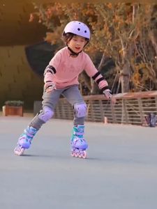 7 ชิ้น หมวกกันน๊อค อุปกรณ์ป้องกันเซฟตี้เด็ก หมวกกันน๊อค อูปกรณ์ป้องกันเด็ก Roller Skating Protector